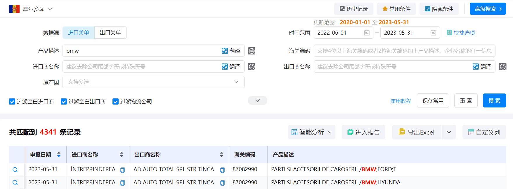 海关数据,摩尔多瓦海关数据,凯发K8海关数据